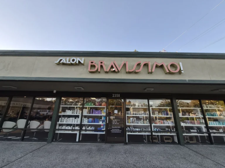 Storefront of Salon Bravissimo hair salon at 2358 Fair Oaks Blvd, Sacramento