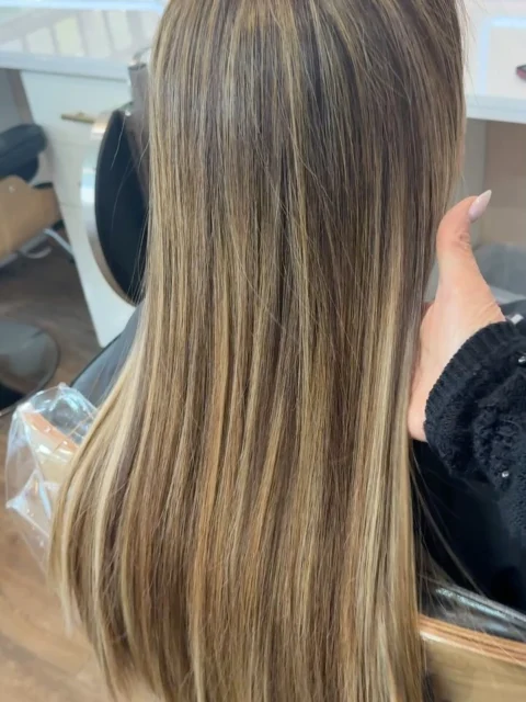 Instagram post: From stressed & frizzy ➜ smooth, seamless & beautiful ✨ A little hair transformation can change how you…